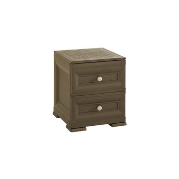 OMNIMODUS BEDSIDE TABLE - 2 DRAWERS